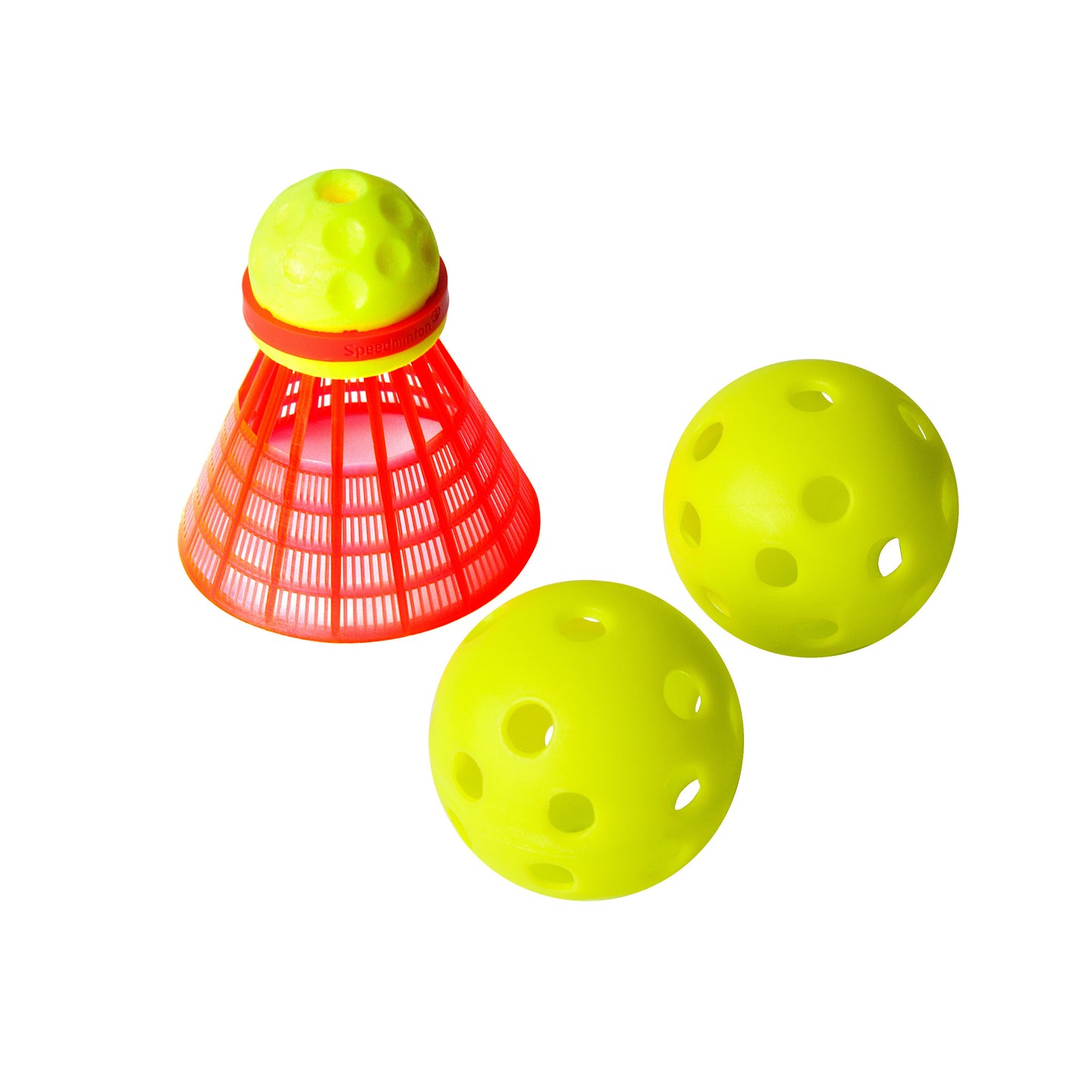 Speedminton Fun Speeder - Confezione Da 3 Volani Per Speed Badminton/Crossminton, Per Principianti - Foto 6